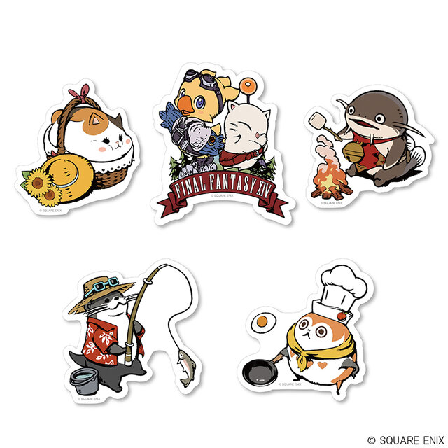 ワンポイントのチョコボとモーグリがとってもキュート！『ファイナルファンタジーXIV』とアウトドアブランド「LOGOS」のコラボレーショングッズが登場
