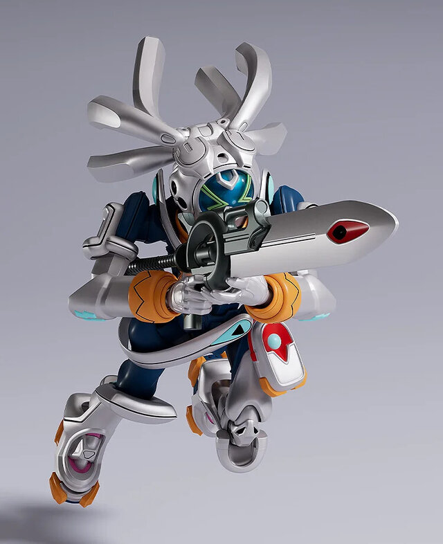 『スパロボ』や『A.C.E.』でも印象的な「キングゲイナー」がプラモデル化！主力武装「チェンガン」は2種類の刃パーツが付属