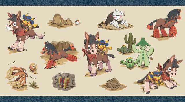 砂漠を旅するピカチュウとドロバンコ！『ポケモン』が新グッズ「Run Run ! Desert」を6月21日から展開