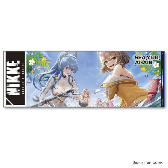 『勝利の女神：NIKKE』全身の立ち絵イラストを使用！スーパークールタオルに、暑い季節にぴったりなデザイン全10種がラインナップ