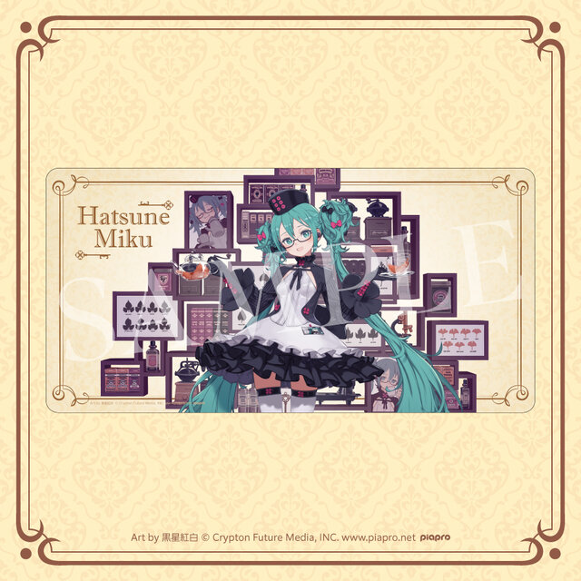 “めがね×カフェ”が可愛い過ぎる！「初音ミク」グッスマくじ発売決定ーフィギュアほか、描き下ろしイラストを使用したグッズが盛り沢山