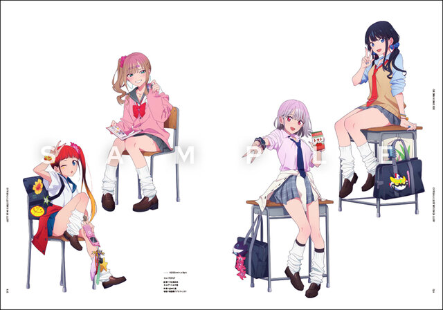 表紙カバーは宝多六花、南夢芽ら7人の水着姿を描き下ろし！「グリッドマン ユニバース」ヒロインの最新イラスト200点以上を集めた書籍が新発売