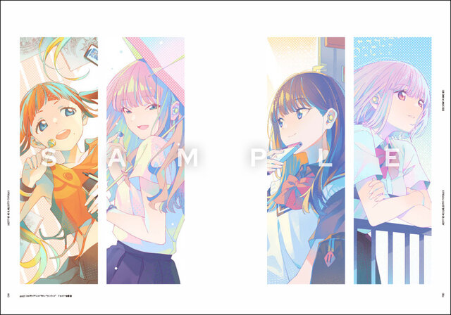 表紙カバーは宝多六花、南夢芽ら7人の水着姿を描き下ろし！「グリッドマン ユニバース」ヒロインの最新イラスト200点以上を集めた書籍が新発売