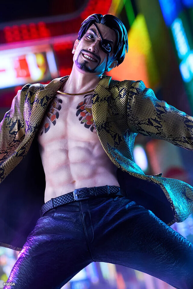 “嶋野の狂犬”の狂気を再現！『龍が如く』より、「真島吾朗」1/6スケールフィギュアが予約受付開始ーバキバキの腹筋や背中の刺青まで見どころ満載