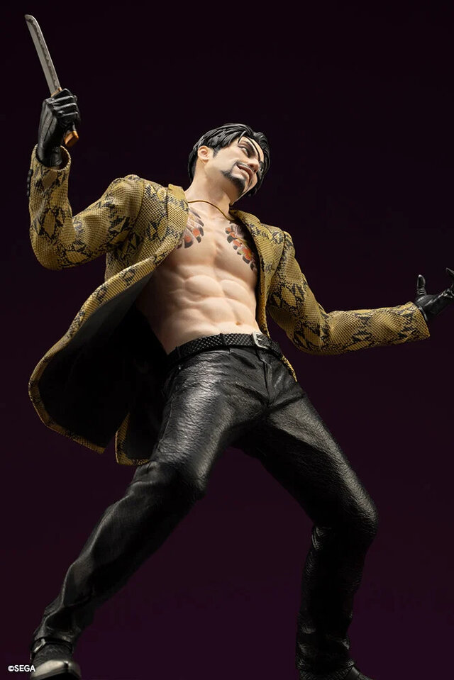 “嶋野の狂犬”の狂気を再現！『龍が如く』より、「真島吾朗」1/6スケールフィギュアが予約受付開始ーバキバキの腹筋や背中の刺青まで見どころ満載