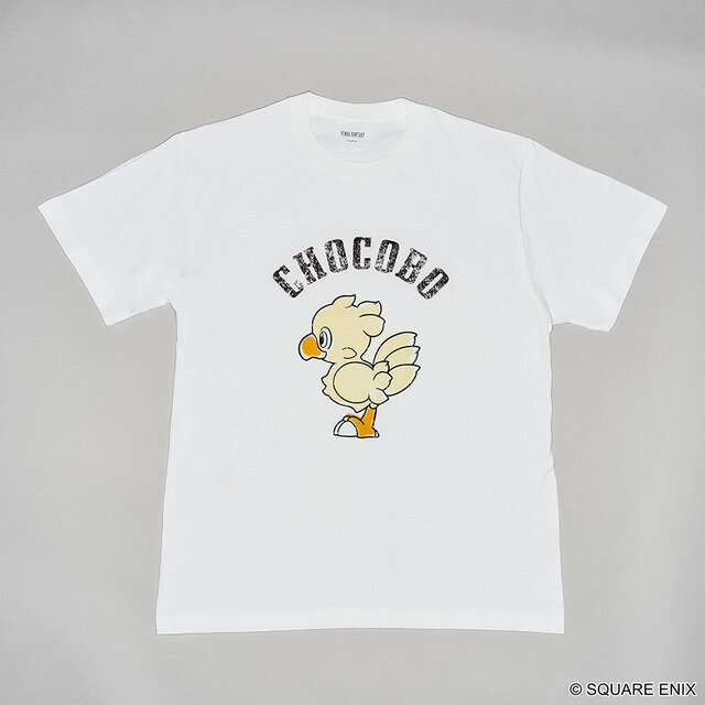 『FF』チョコボやサボテンダーが可愛いTシャツに！かすれた風合いのプリントもオシャレ