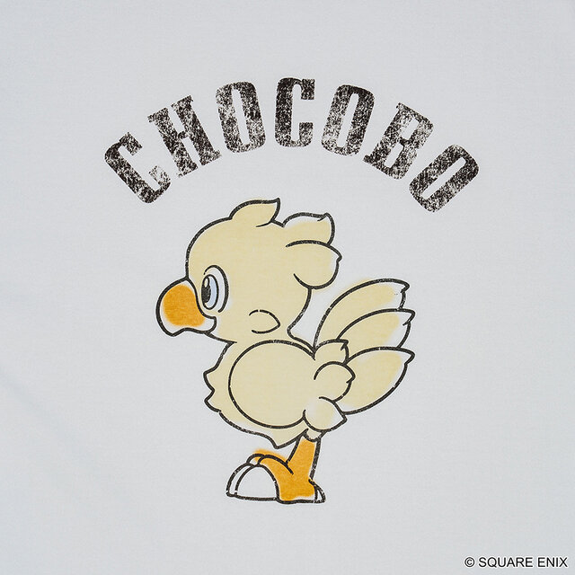 『FF』チョコボやサボテンダーが可愛いTシャツに！かすれた風合いのプリントもオシャレ