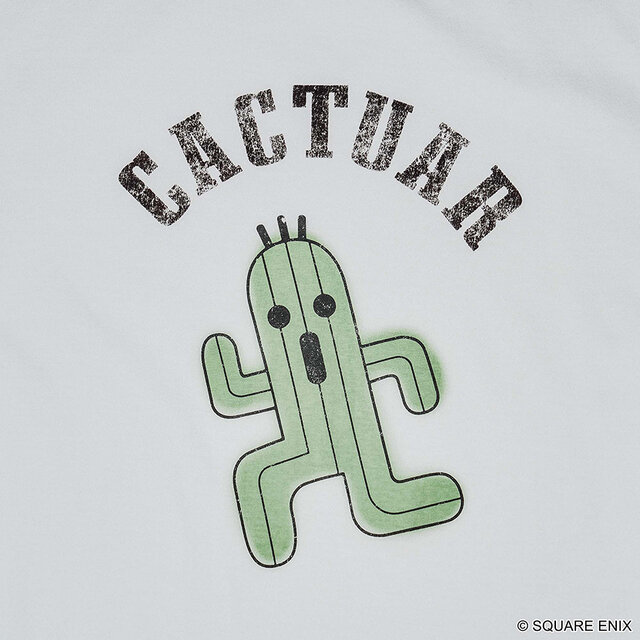 『FF』チョコボやサボテンダーが可愛いTシャツに！かすれた風合いのプリントもオシャレ