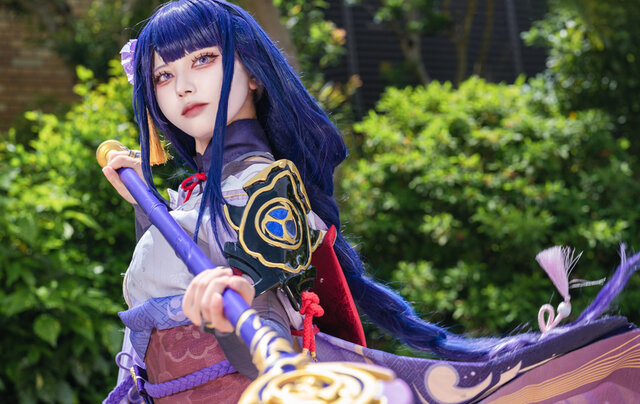 雷電将軍『原神』／くれは くく（X：@kuku_81cos）
