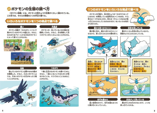書籍「ポケモン生態図鑑」が発売！2人の”リアル博士”がフルカラーイラストで分かりやすく解説ー関連グッズも同時展開
