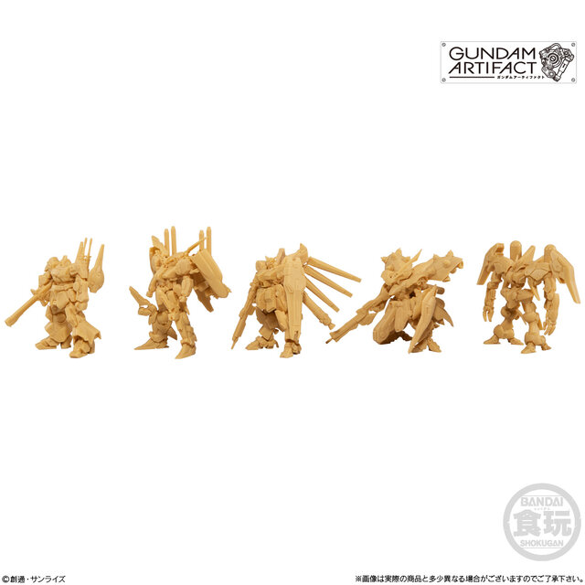 プラ製ミニキット「ガンダムアーティファクト」第1弾が6月23日再販！Hi-νガンダム、ナイチンゲールなど全5種を独自のメカアレンジで表現