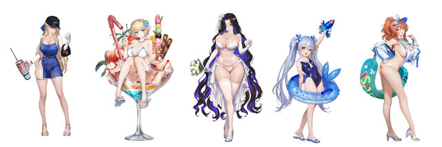 夏らしい水着がいっぱい！『ブラウンダスト2』2周年記念アプデ実施―夏イベや新コスチュームが続々登場