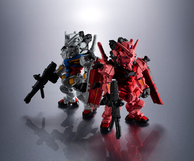 ダブルオーとオーライザーは合体可能！「ガンダム コンバージ」第28弾のラインナップ解禁―「白いガンダム」「ジム・カスタム」も揃った全7種
