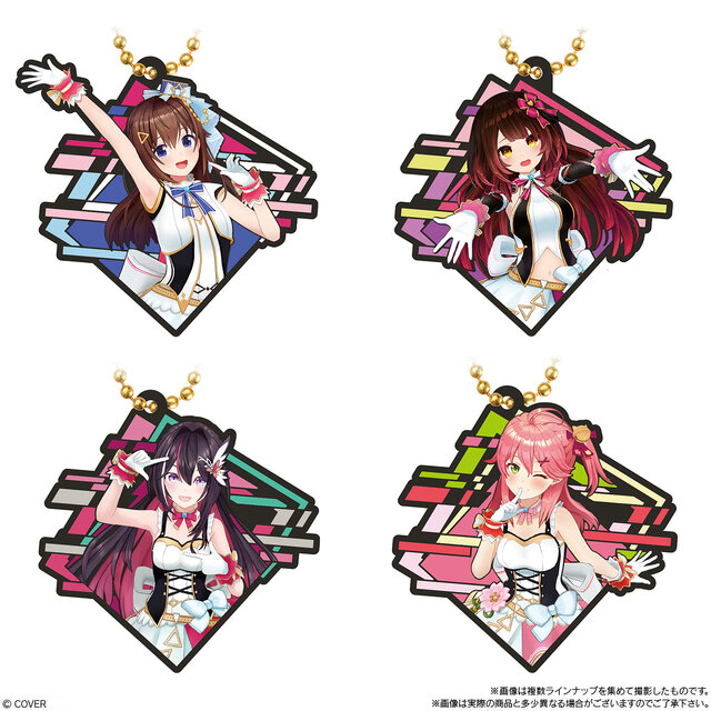 ホロライブの「ラバマス付きグミ」に第2弾登場！背景からメンバーが飛び出て見える2層構造仕様が可愛い