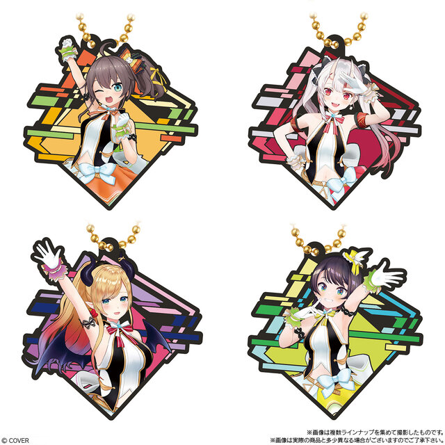 ホロライブの「ラバマス付きグミ」に第2弾登場！背景からメンバーが飛び出て見える2層構造仕様が可愛い