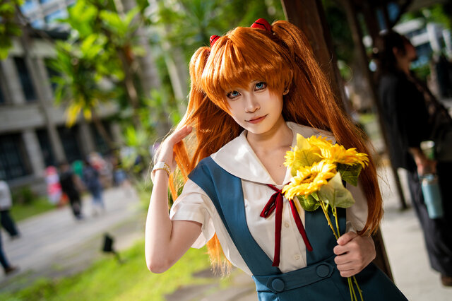 アスカ「新世紀エヴァンゲリオン」／塗塗（Instagram：tutu0u0）