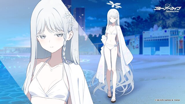 『ブルアカ』これが百花繚乱の水着…！ユカリ、レンゲ、キキョウが水着生徒で新実装―イベントNPCには「水着ナグサ」も【生放送まとめ】