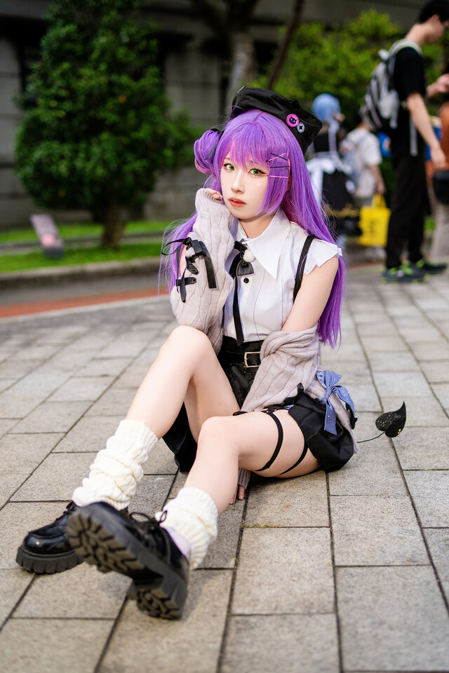 常闇トワ「ホロライブ」／火火（Instagram：ka______f）