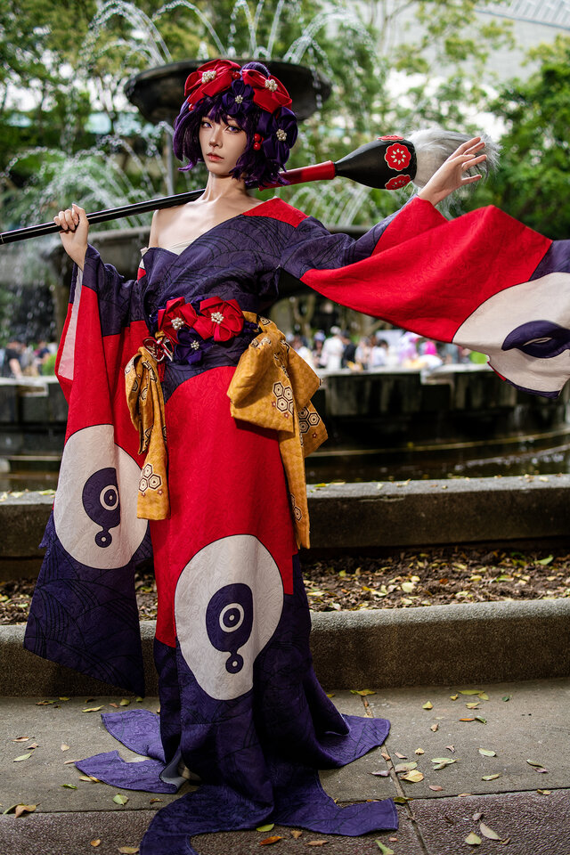葛飾北斎『Fate/Grand Order』／四巫日モミ（X：@momihi__44、Instagram：momihi__444）