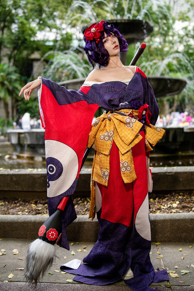 葛飾北斎『Fate/Grand Order』／四巫日モミ（X：@momihi__44、Instagram：momihi__444）