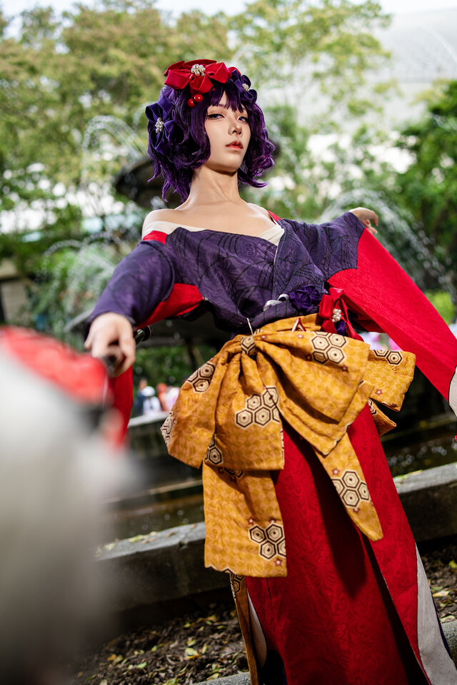 葛飾北斎『Fate/Grand Order』／四巫日モミ（X：@momihi__44、Instagram：momihi__444）