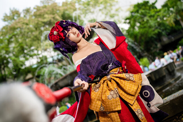 葛飾北斎『Fate/Grand Order』／四巫日モミ（X：@momihi__44、Instagram：momihi__444）