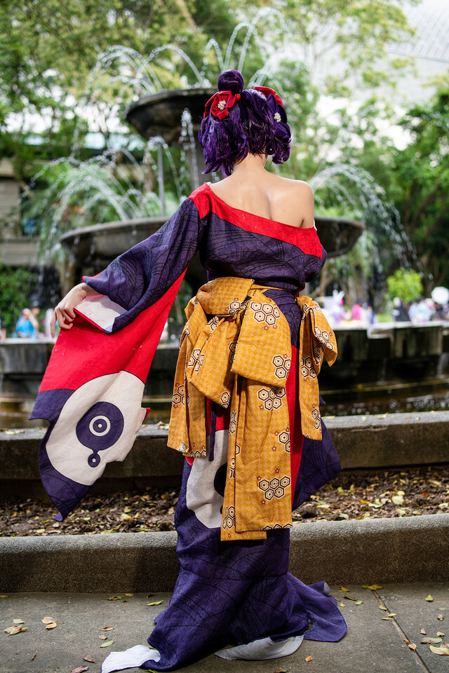葛飾北斎『Fate/Grand Order』／四巫日モミ（X：@momihi__44、Instagram：momihi__444）
