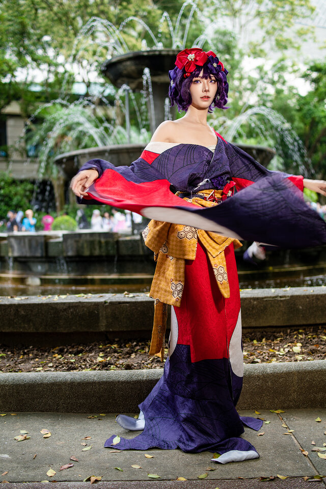 葛飾北斎『Fate/Grand Order』／四巫日モミ（X：@momihi__44、Instagram：momihi__444）