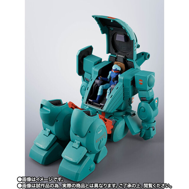 装甲騎兵ボトムズより「ファッティー」が立体化！降着ポーズやハッチ開閉ギミック搭載、実際に搭乗できる可動式パイロットフィギュアも同梱
