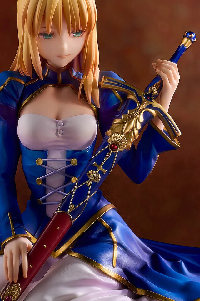 聖剣を抱えた姿が神々しい……！『Fate/stay night』原点の物語「Garden of Avalon」より、セイバーがスケールフィギュア化