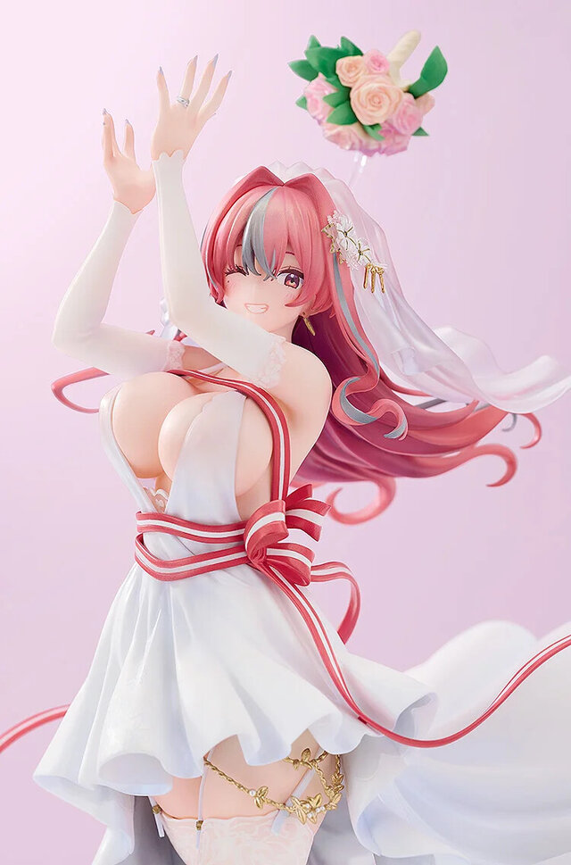 ボリューム満点…！『アズレン』より「ブレマートン」が純白の美しいウェディングドレス姿で1/7スケールフィギュア化