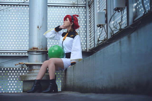 スレッタ・マーキュリー「機動戦士ガンダム 水星の魔女」／中野べこ（X：@bacon1007cos2nd）、撮影：ダリ（X：@dali_cameko）