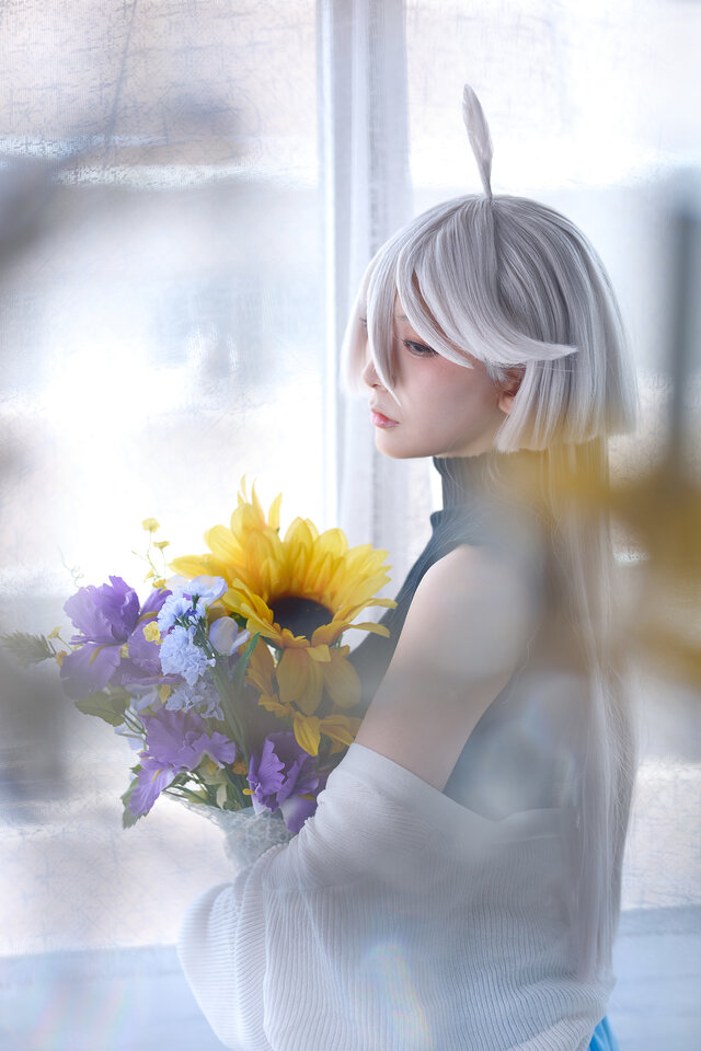 ミオリネ・レンブラン「機動戦士ガンダム 水星の魔女」／中野べこ（X：@bacon1007cos2nd）、撮影：ダリ（X：@dali_cameko）
