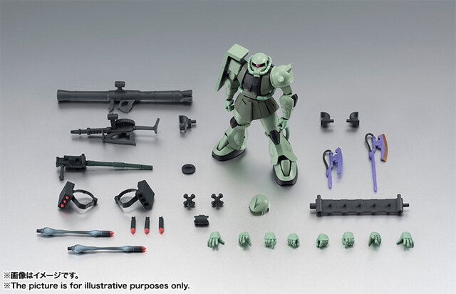 「ガンダム」VS「シャア専用ザク」を再現できる！「機動戦士ガンダム」よりフィギュア「ROBOT魂」3商品が再販決定