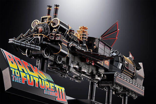 映画「BACK TO THE FUTURE Part III」のクライマックスが蘇る！蒸気機関車型タイムマシン「TIME TRAIN」が超精巧に立体化