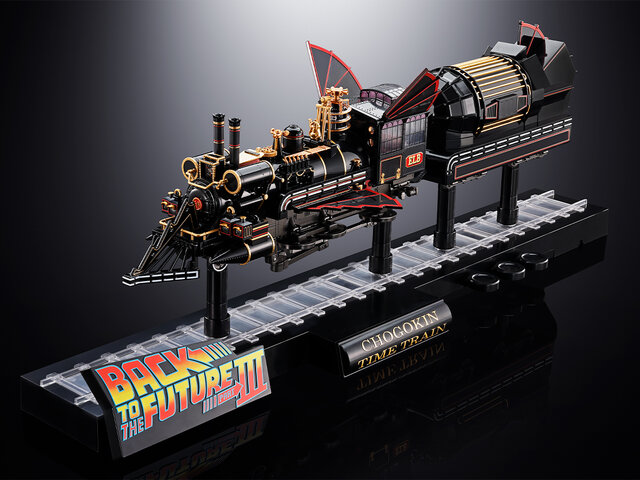 映画「BACK TO THE FUTURE Part III」のクライマックスが蘇る！蒸気機関車型タイムマシン「TIME TRAIN」が超精巧に立体化
