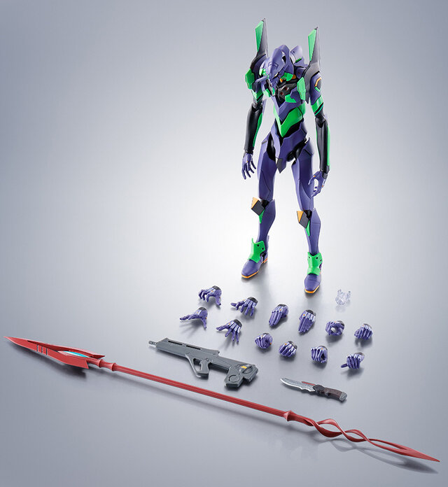 画像は再販される「ROBOT魂 ＜SIDE EVA＞ エヴァンゲリオン初号機+カシウスの槍（リニューアルカラーエディション）」のもの