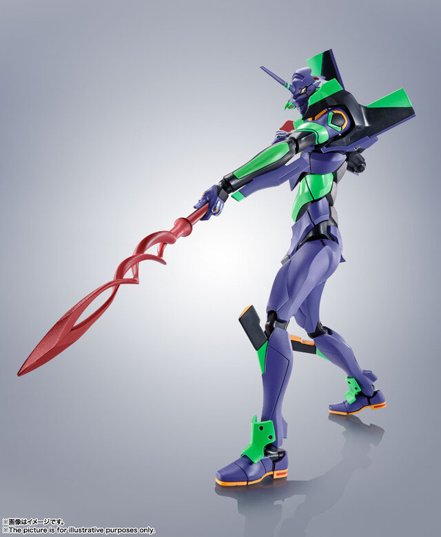 画像は再販される「ROBOT魂 ＜SIDE EVA＞ エヴァンゲリオン初号機+カシウスの槍（リニューアルカラーエディション）」のもの