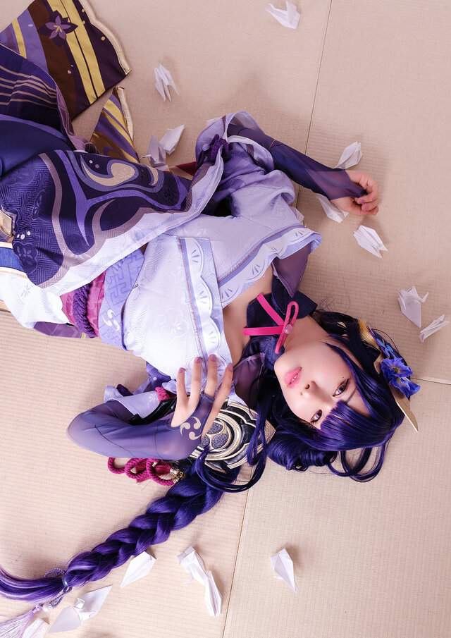 雷電将軍／じゅん（X：@Jyn_tw）、撮影：伊里巣（X：@irisu_cyasuter）