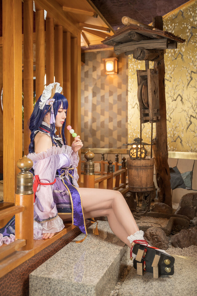 雷電将軍（メイド服）／じゅん（X：@Jyn_tw）、撮影：葉（X：@you_denisan）