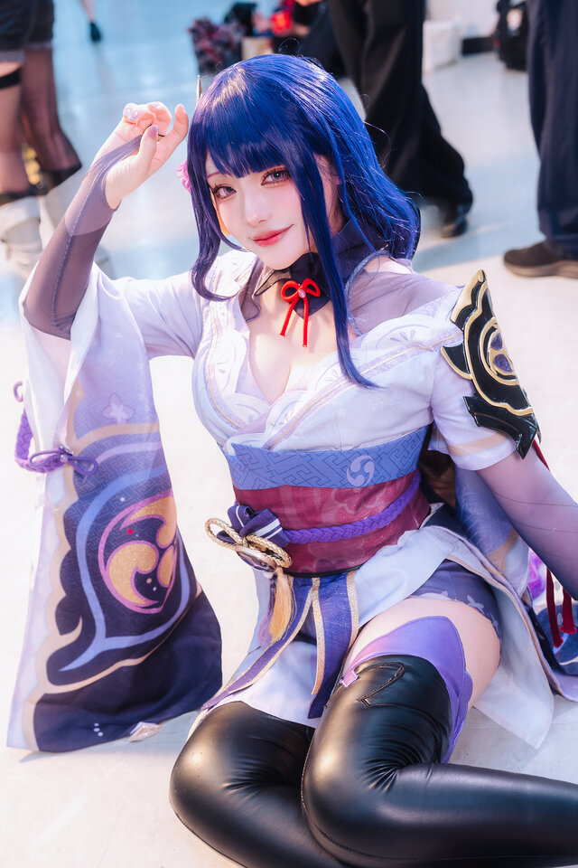 雷電将軍／おかち（X：@okachicos）、撮影：まるもっち（X：@_marumotti）