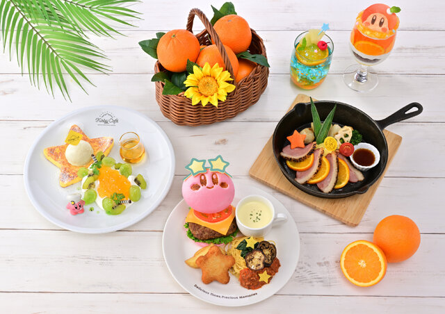 「カービィカフェ」甘ずっぱい“オレンジ”を使った夏限定メニューが美味しそう！7月2日から開催