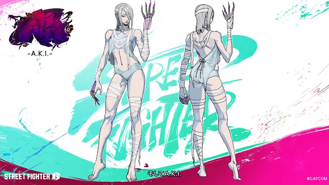 『スト6』髪を下ろした「A.K.I.」がめっちゃ美人だと話題に―「Outfit4」でセクシーな水着姿を見せつける