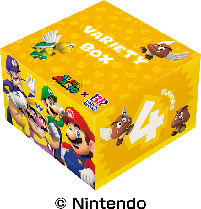 『スーパーマリオ』×「サーティワン」コラボ開催！マリオカラーの新フレーバー、“ハテナブロック”カップ付きサンデーなど盛り沢山