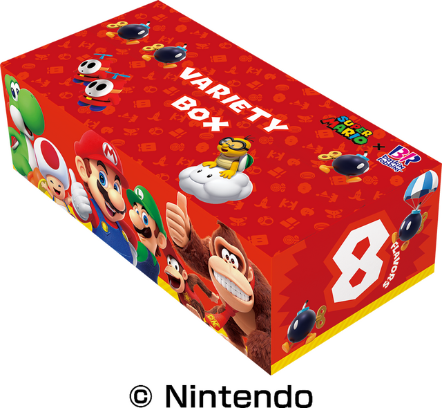 『スーパーマリオ』×「サーティワン」コラボ開催！マリオカラーの新フレーバー、“ハテナブロック”カップ付きサンデーなど盛り沢山