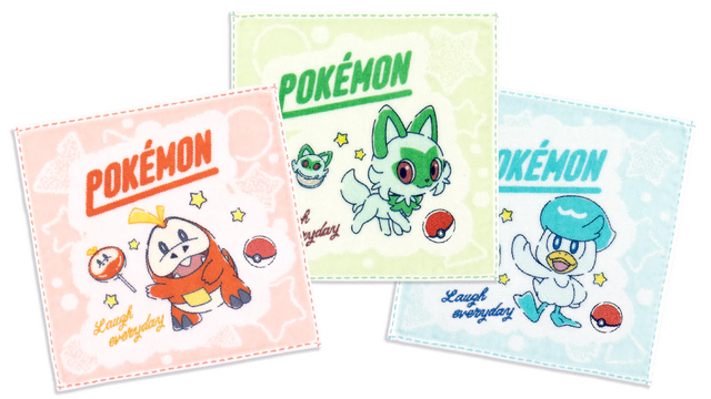 『ポケモン』デザインのタオル美術館新商品が可愛い！ピカチュウ、ゲンガー、イーブイなど勢揃い