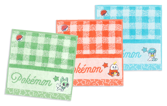 『ポケモン』デザインのタオル美術館新商品が可愛い！ピカチュウ、ゲンガー、イーブイなど勢揃い