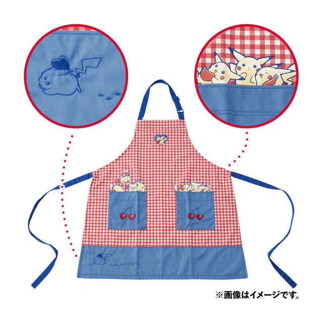 ダイナーを手伝うピカチュウが可愛い！ちょっとレトロな新グッズ「PIKACHU DINER」として、ぬいぐるみやエプロンなどを用意