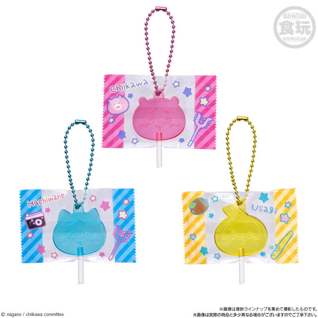 「ちいかわ キャンディチャームズ グミ」が7月14日発売！まるで本物のキャンディのような、カラフルボールチェーン付チャーム全8種