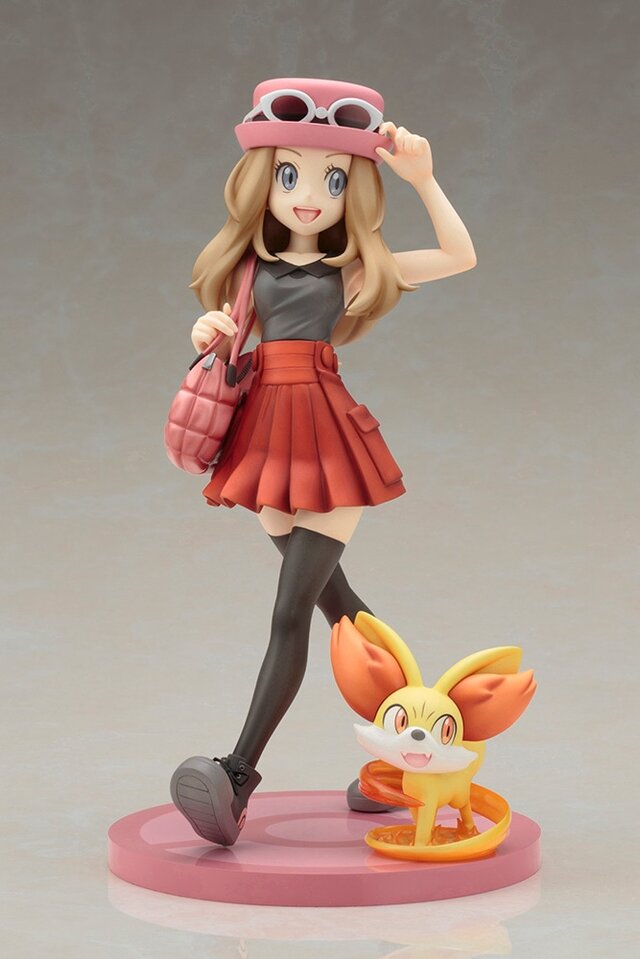 『ポケモンX・Y』並べて飾りたい「セレナ」「カルム」1/8スケールフィギュアが予約受付中！それぞれにフォッコ、ケロマツが付属